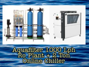 Aquafilter 1000 Lph Ro System With 2 Ton Online Water Chiller